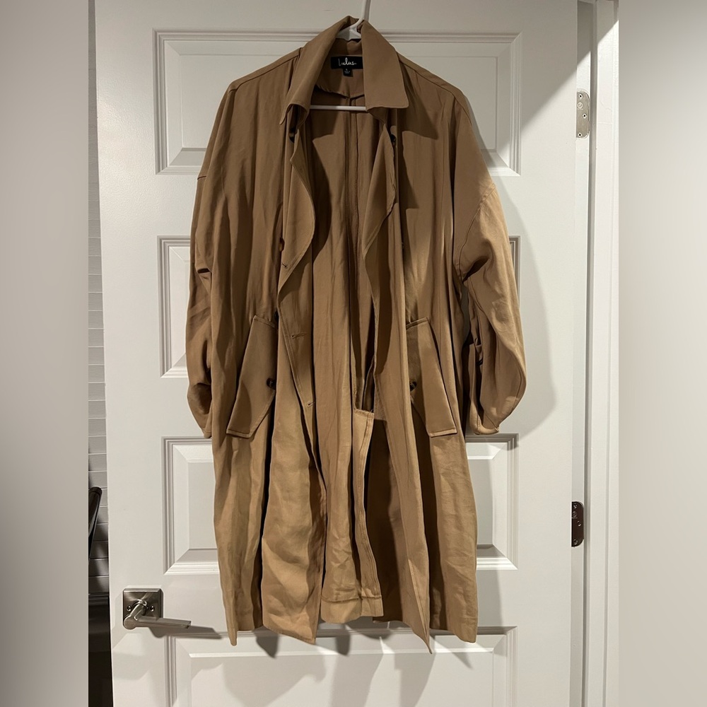 Lulu's Tan Trench Coat